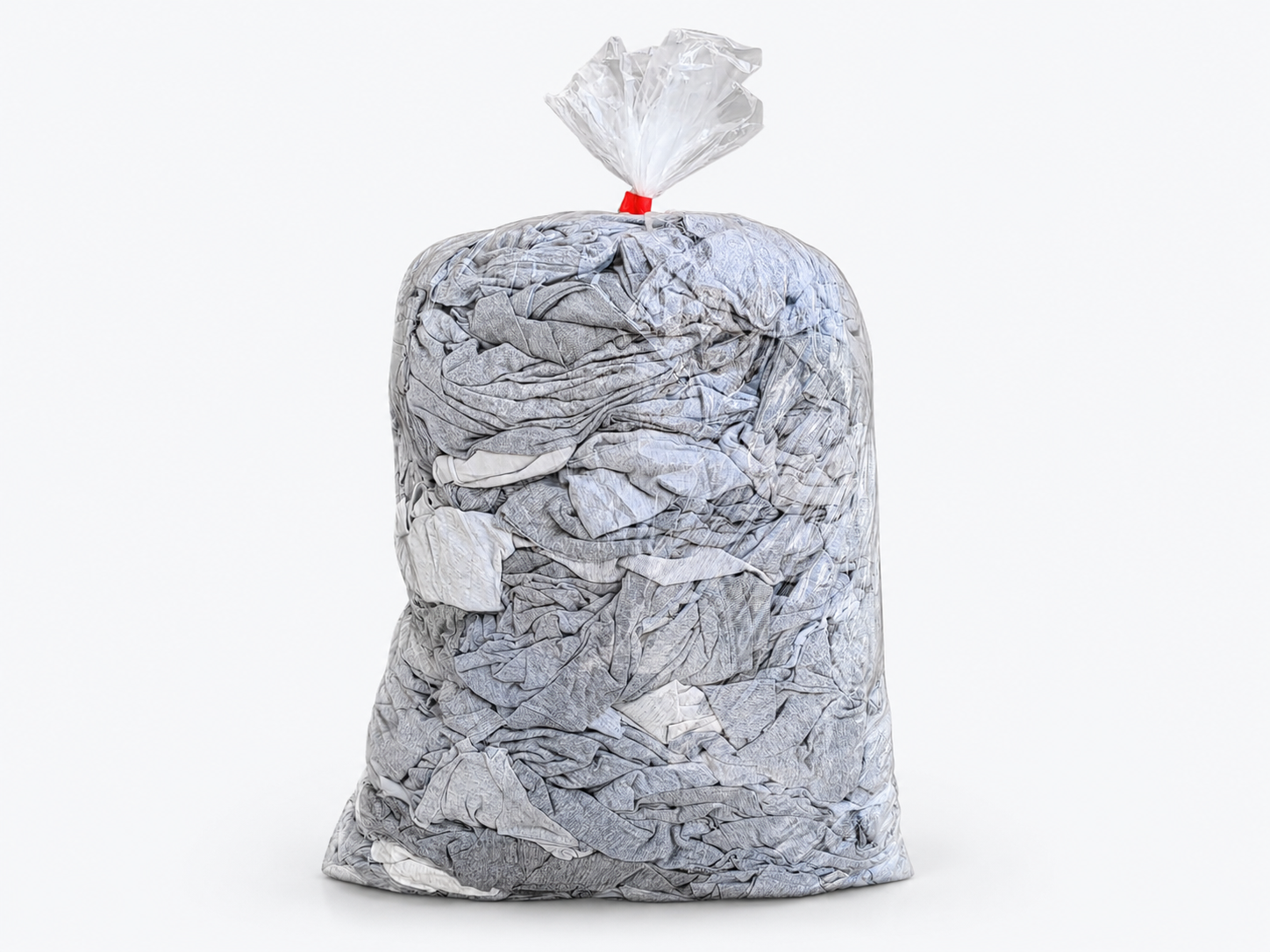 Trapo Gris de Camiseta Reciclado en uso